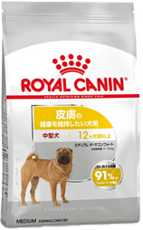 ミディアム ダーマコンフォート（皮膚の健康を維持したい犬用 中型犬専用 成犬〜高齢犬用）” width=