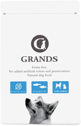 GRANDS　プレミアムドッグフード フィッシュ&サーモン味” width=