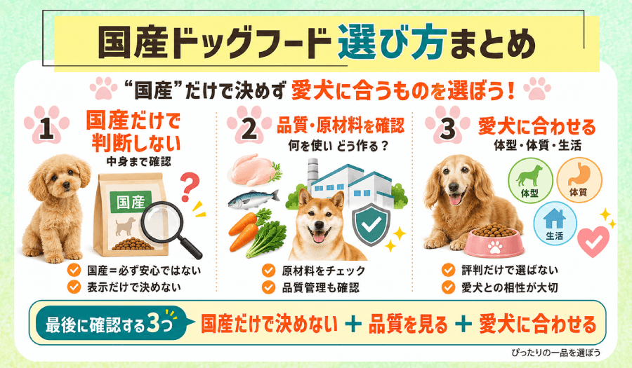 国産ドッグフードまとめ