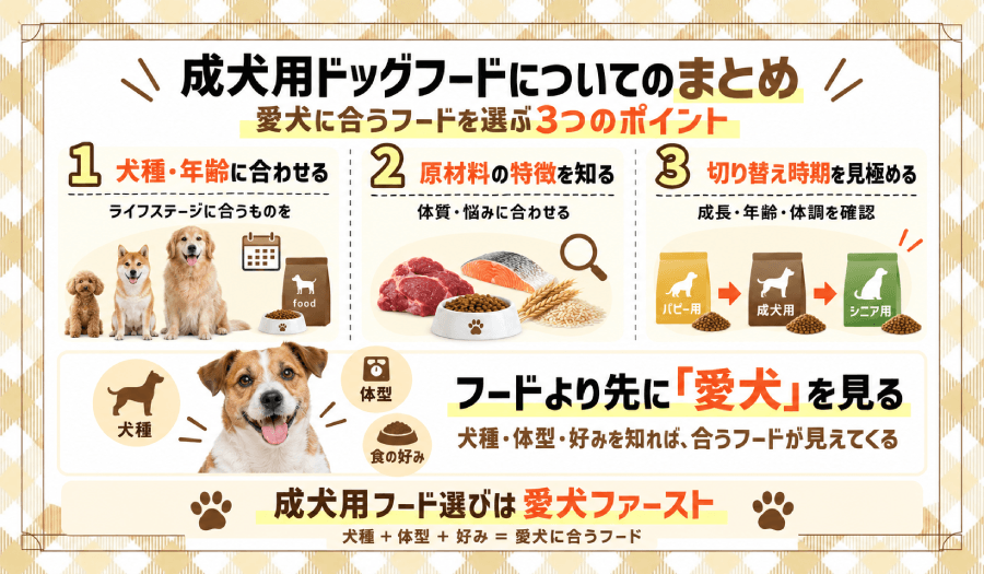 成犬用ドッグフードまとめ