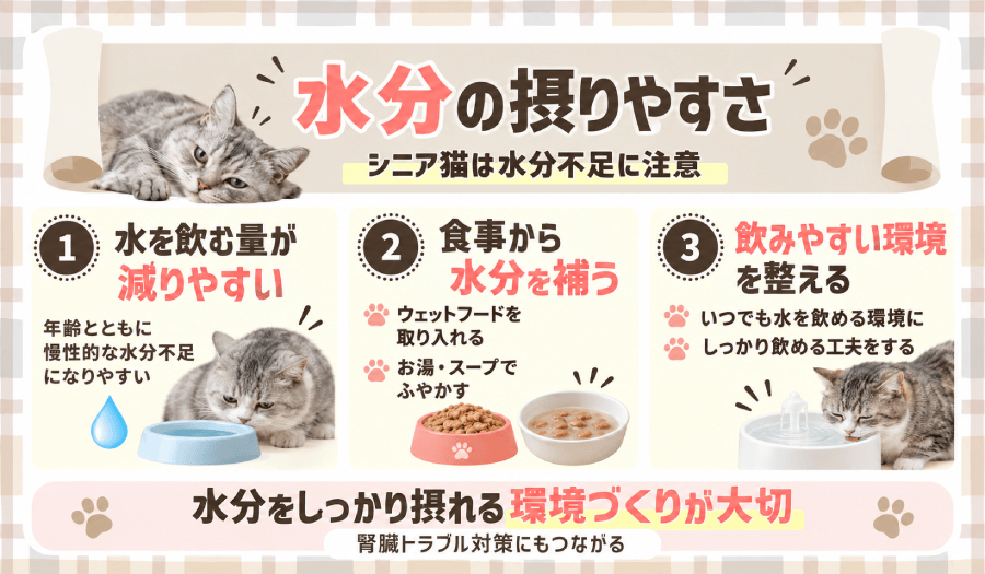 水分の摂りやすさ