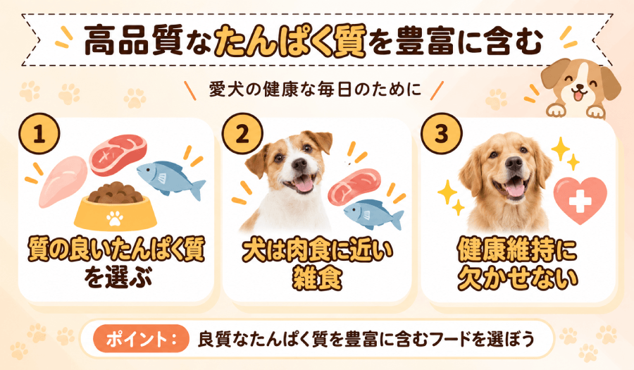 高品質なたんぱく質が豊富