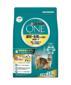 ピュリナワン キャット 避妊・去勢した猫の体重ケア チキンロゴ