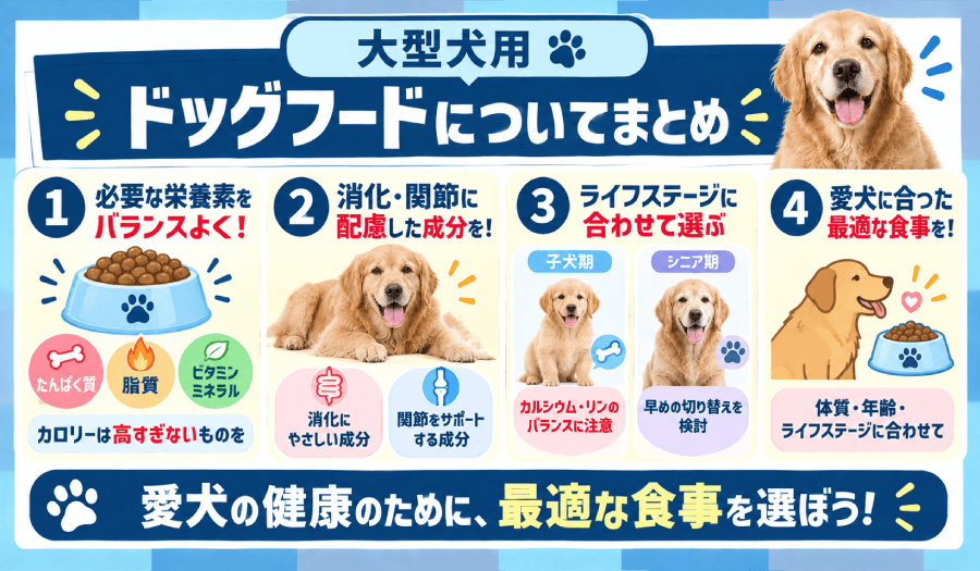 大型犬用ドッグフードまとめ