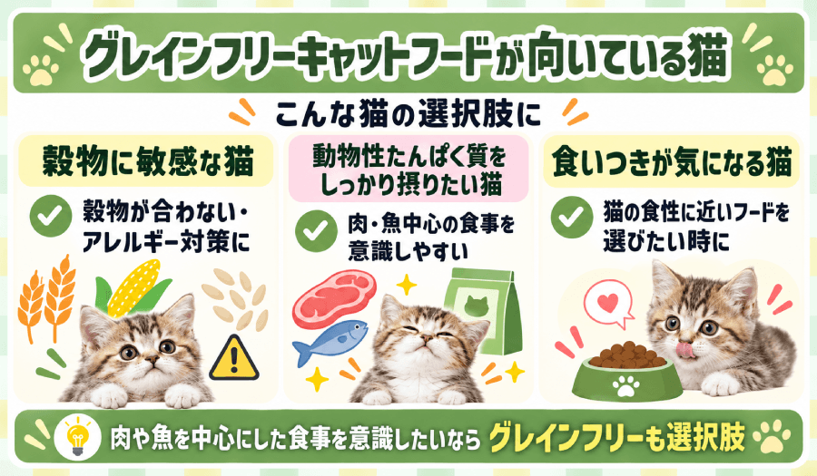 グレインフリーが向いている