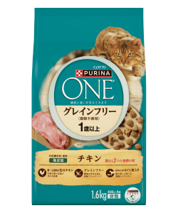 PURINA ONE（ピュリナワン） キャット ドライ グレインフリー（穀物不使用）1歳から全ての年齢に チキン