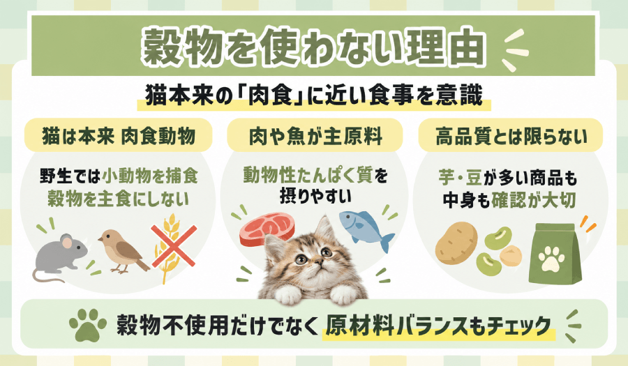 穀物を使わない理由