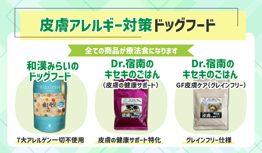 皮膚アレルギー対策ドッグフード