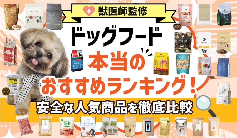 獣医師監修 ドッグフード本当のおすすめランキング！安全な人気商品を徹底比較
